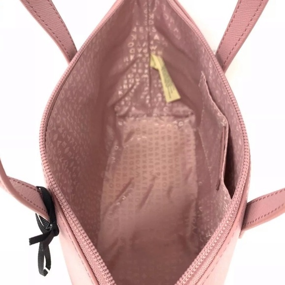 Nwt kate spade Ina Greta Court glitter dusty peony - Picture 3 of 8